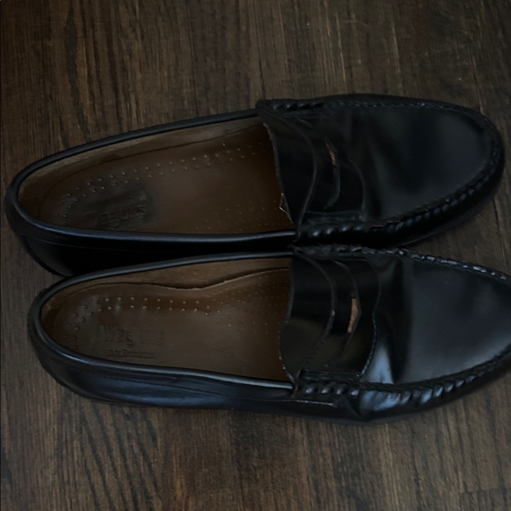 G.H. Bass & Co. Men's Black Leather Loafers